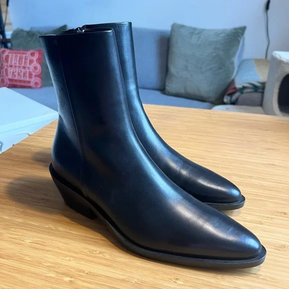 Emery Hudson Shoes A Emery Hudson Leather Ankle Boot Poshmark